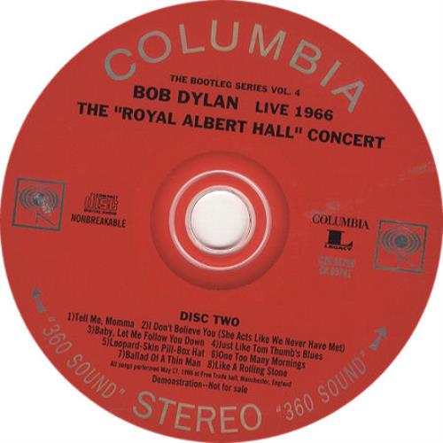 Bob Dylan Live 1966 2 CD album set (Double CD) US DYL2CLI142078