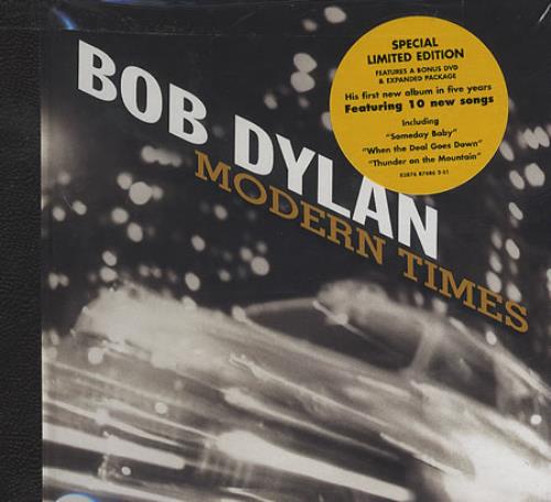 Bob Dylan Modern Times 2-disc CD/DVD set US DYL2DMO373447