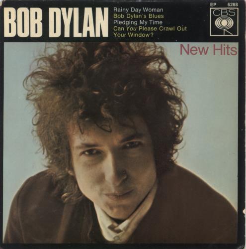 Bob Dylan New Hits EP - VG 7" vinyl single (7 inch record / 45) German DYL07NE888085