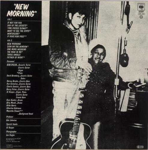 Bob Dylan New Morning vinyl LP album (LP record) UK DYLLPNE342533