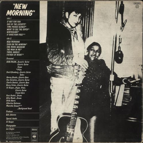 Bob Dylan New Morning vinyl LP album (LP record) Dutch DYLLPNE741880