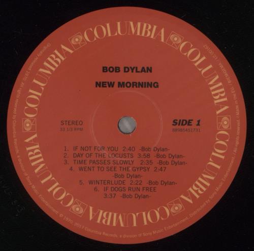 Bob Dylan New Morning vinyl LP album (LP record) UK DYLLPNE889819