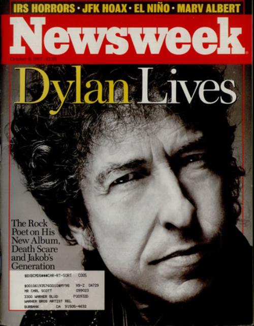 Bob Dylan Newsweek magazine US DYLMANE518831