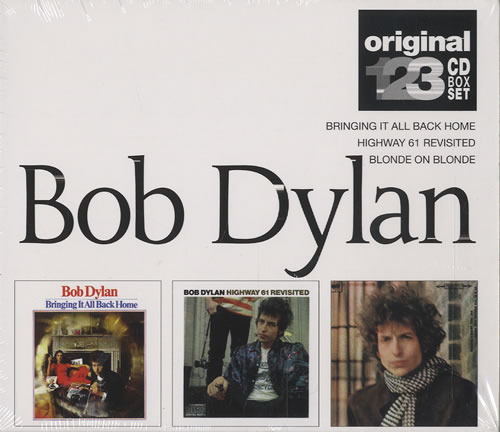 Bob Dylan Original 123 CD Box Set 3-CD album set (Triple CD) Australian DYL3COR461123