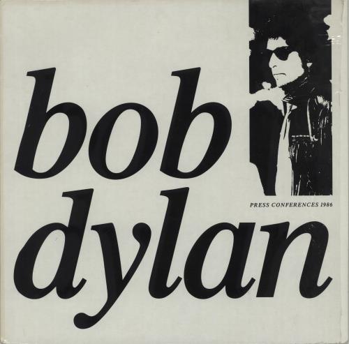 Bob Dylan Press Conferences 1986 picture disc LP (vinyl picture disc album) UK DYLPDPR664818
