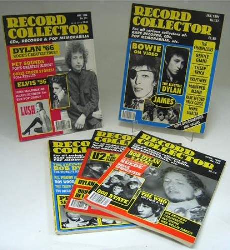 Bob Dylan Record Collector - 5 Different Issues magazine UK DYLMARE406593