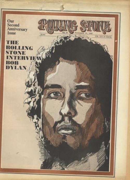 Bob Dylan Rolling Stone Issue 47 - 1969 magazine US DYLMARO558373