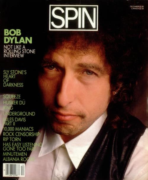 Bob Dylan Spin magazine US DYLMASP540854