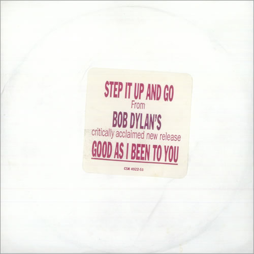 Bob Dylan Step It Up And Go CD single (CD5 / 5") US DYLC5ST12667