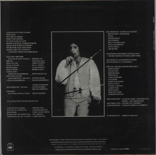 Bob Dylan Street Legal vinyl LP album (LP record) Portuguese DYLLPST89297