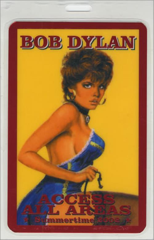 Bob Dylan Summer / Autumn 2002 Tour Passes tour pass US DYLTPSU430211