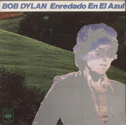 Bob Dylan Tangled Up In Blue 7" vinyl single (7 inch record / 45) Spanish DYL07TA782323