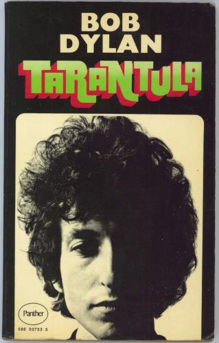 Bob Dylan Tarantula book UK DYLBKTA248883