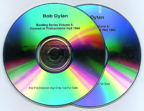 Bob Dylan The Bootleg Series Volume 6: Concert At Philharmonic Hall CD-R acetate US DYLCRTH289468