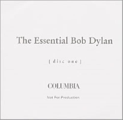 Bob Dylan The Essential Bob Dylan CD-R acetate UK DYLCRTH204812