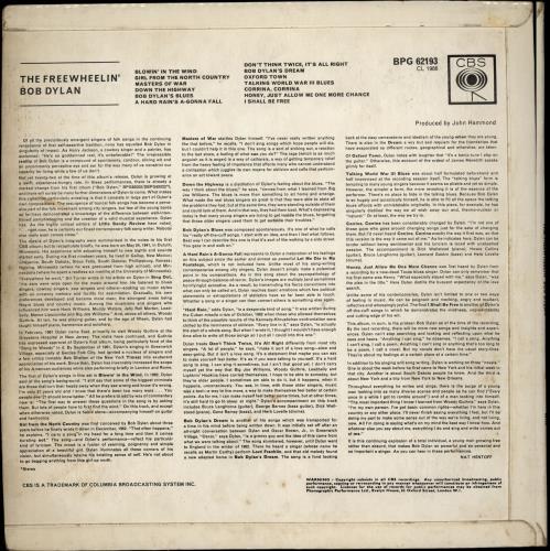 Bob Dylan The Freewheelin' Bob Dylan - 1st - EX - Smooth vinyl LP album (LP record) UK DYLLPTH765792