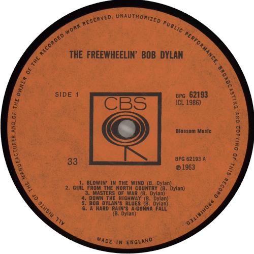 Bob Dylan The Freewheelin' Bob Dylan - 1st - FB - EX vinyl LP album (LP record) UK DYLLPTH590438