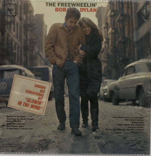 Bob Dylan The Freewheelin' Bob Dylan - 1st - hype sticker vinyl LP album (LP record) US DYLLPTH594610