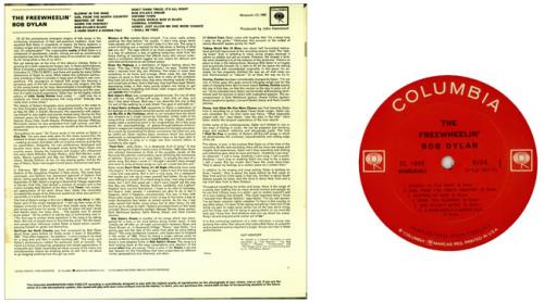 Bob Dylan The Freewheelin' Bob Dylan - 1st vinyl LP album (LP record) US DYLLPTH454367
