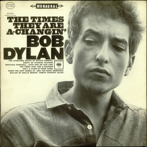 Bob Dylan The Times They Are A-Changin' - 2nd + S/S vinyl LP album (LP record) US DYLLPTH528285