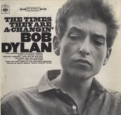 Bob Dylan The Times They Are A-Changin' vinyl LP album (LP record) Dutch DYLLPTH550664