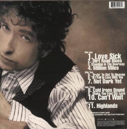 Bob Dylan Time Out Of Mind + Bonus 7-inch Single 2-LP vinyl record set (Double LP Album) UK DYL2LTI881356