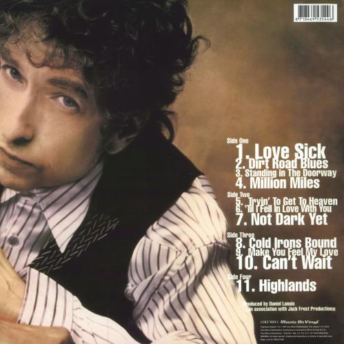 Bob Dylan Time Out Of Mind - 180g 2-LP vinyl record set (Double LP Album) UK DYL2LTI783563