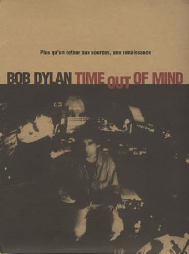 Bob Dylan Time Out Of Mind media press kit French DYLKITI148803