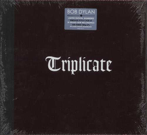 Bob Dylan Triplicate - Vintage Hardback Sleeve - Sealed 3-LP vinyl record set (Triple LP Album) US DYL3LTR735934