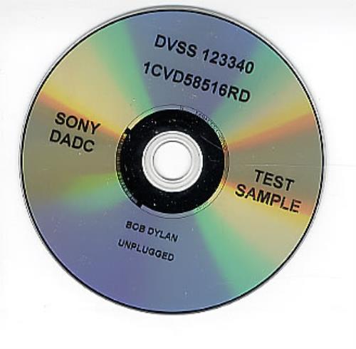 Bob Dylan Unplugged DVD US DYLDDUN291185