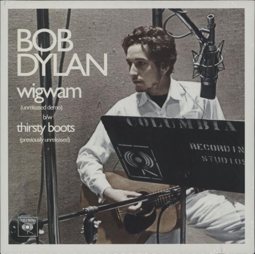 Bob Dylan Wigwam - Sealed 7" vinyl single (7 inch record / 45) UK DYL07WI764740