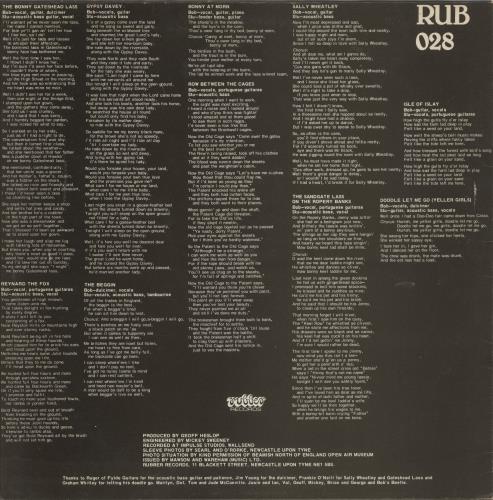 Bob Fox Nowt So Good'll Pass vinyl LP album (LP record) UK 9WHLPNO878183