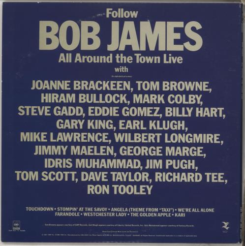 Bob James All Around The Town Live 2-LP vinyl record set (Double LP Album) Japanese BOJ2LAL708969