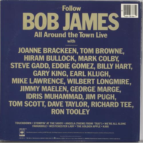 Bob James All Around The Town Live 2-LP vinyl record set (Double LP Album) Japanese BOJ2LAL722224