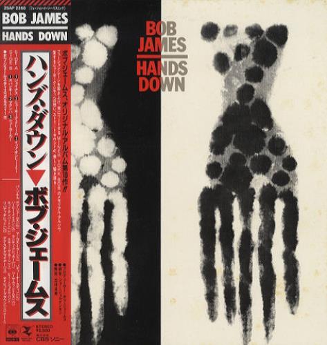 Bob James Hands Down + Press Release vinyl LP album (LP record) Japanese BOJLPHA424139