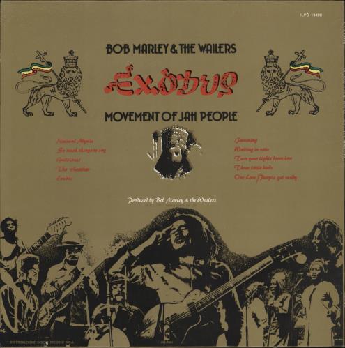 Bob Marley & The Wailers Exodus - 1st vinyl LP album (LP record) Italian BMLLPEX774041