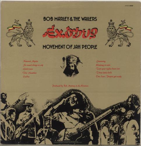 Bob Marley & The Wailers Exodus vinyl LP album (LP record) Canadian BMLLPEX714405