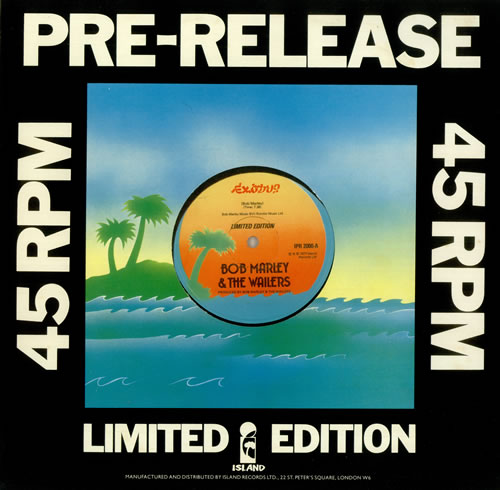 Bob Marley & The Wailers Exodus 12" vinyl single (12 inch record / Maxi-single) UK BML12EX81007