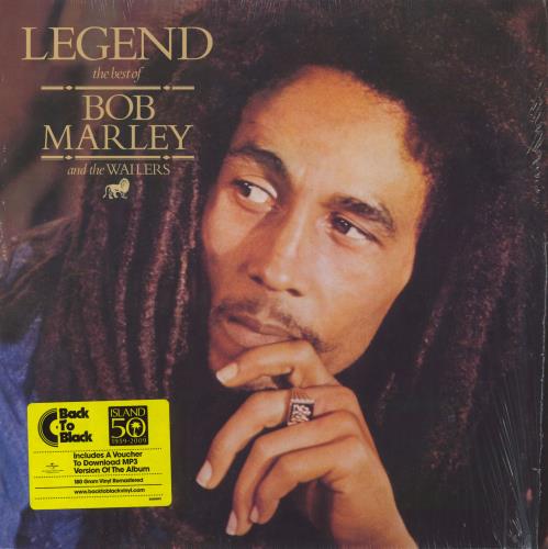 Bob Marley & The Wailers Legend - 180 Gram - Stickered Shrink vinyl LP album (LP record) UK BMLLPLE785735