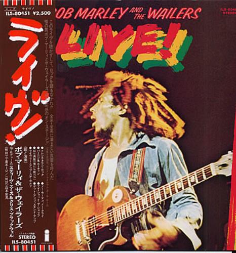 Bob Marley & The Wailers Live vinyl LP album (LP record) Japanese BMLLPLI306624