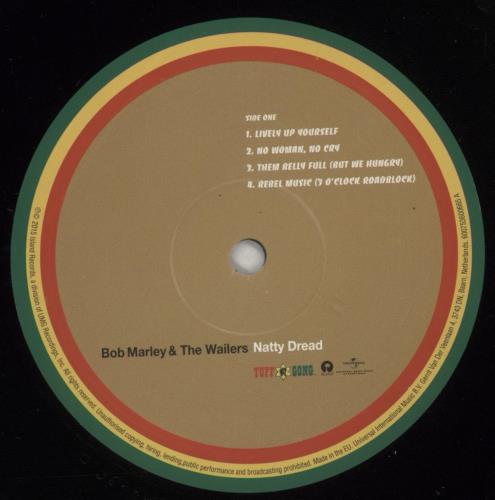 Bob Marley & The Wailers Natty Dread vinyl LP album (LP record) UK BMLLPNA878423