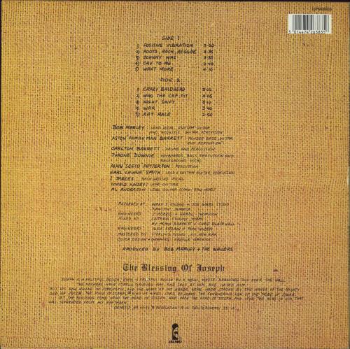 Bob Marley & The Wailers Rastaman Vibration vinyl LP album (LP record) UK BMLLPRA793502