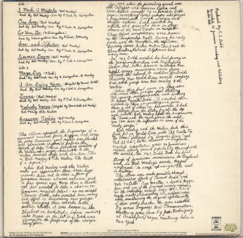 Bob Marley & The Wailers The Birth Of A Legend vinyl LP album (LP record) UK BMLLPTH698410