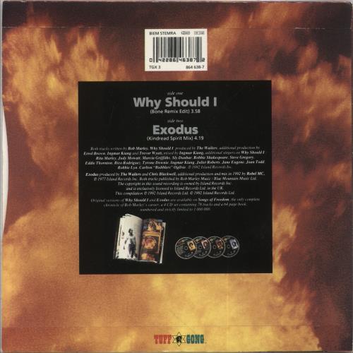 Bob Marley & The Wailers Why Should I 7" vinyl single (7 inch record / 45) UK BML07WH159156