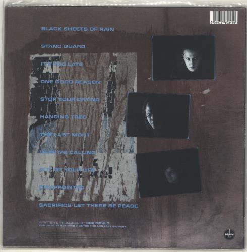 Bob Mould Black Sheets Of Rain - 180gram Vinyl vinyl LP album (LP record) UK BMOLPBL715904