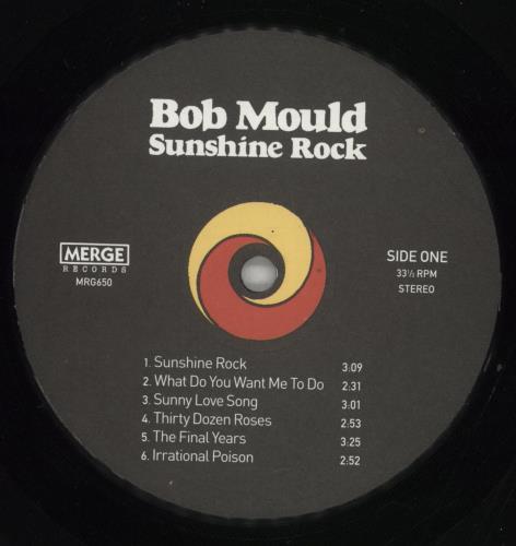 Bob Mould Sunshine Rock vinyl LP album (LP record) UK BMOLPSU864415