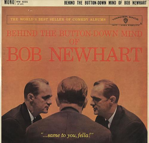Bob Newhart Behind The The Button-Down Mind Of Bob Newhart vinyl LP album (LP record) UK NHTLPBE252155