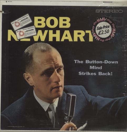Bob Newhart The Button-Down Mind Strikes Back! vinyl LP album (LP record) US NHTLPTH686758