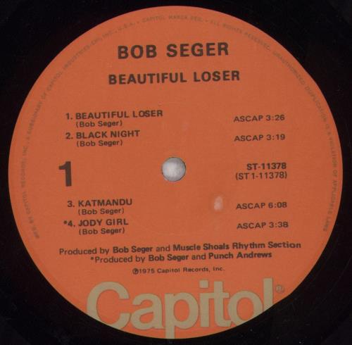 Bob Seger Beautiful Loser vinyl LP album (LP record) US SEGLPBE285056