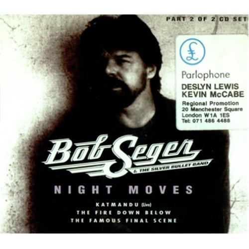 Bob Seger Night Moves CD single (CD5 / 5") UK SEGC5NI186201